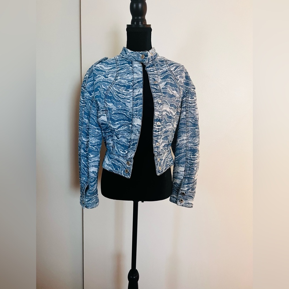 NWT Just Cavalli denim jacket